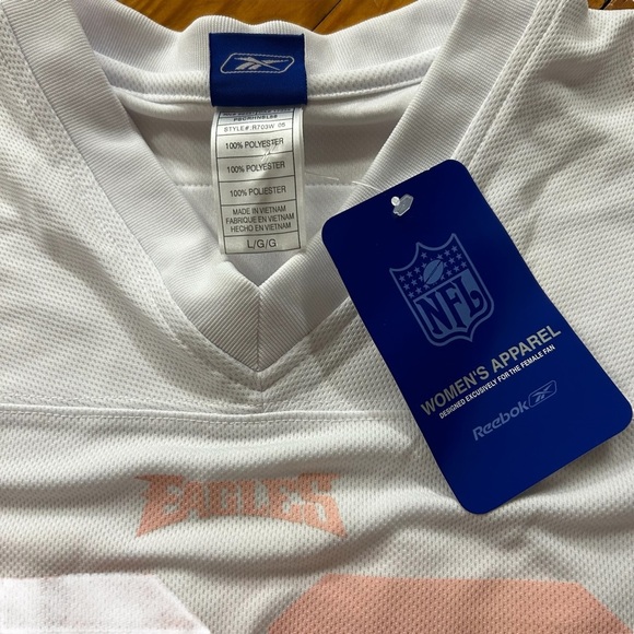 NFL Pink Eagles Westbrook Jersey by Reebok - Picture 3 of 5